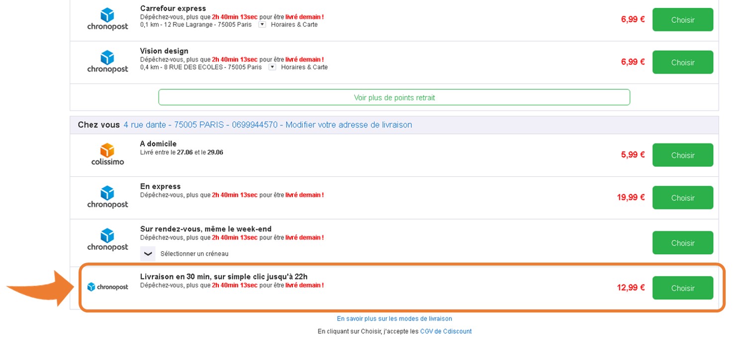 J’ai testé : la livraison en 30 minutes par Cdiscount - Interface Transport